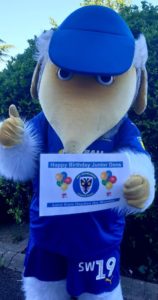 Haydon Womble Happy Birthday Junior Dons