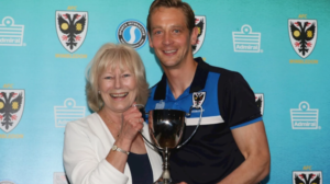 Maureen Batsford with Paul Robinson