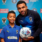Matchday mascot with Andy Barcham and the match ball